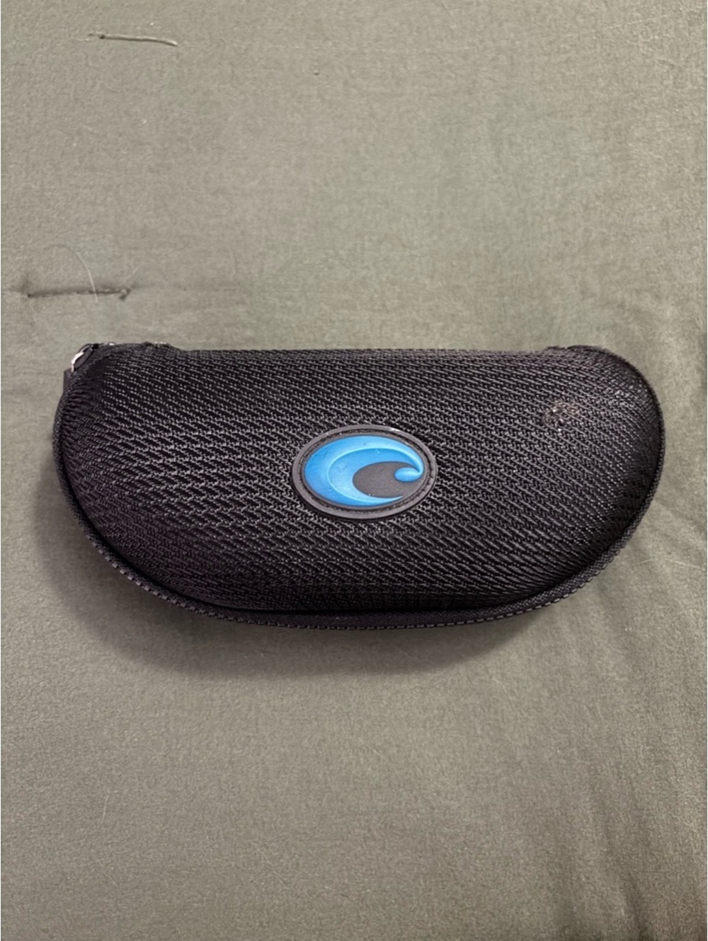 Costa Black Hard Shell Sunglasses Case with Blue Logo